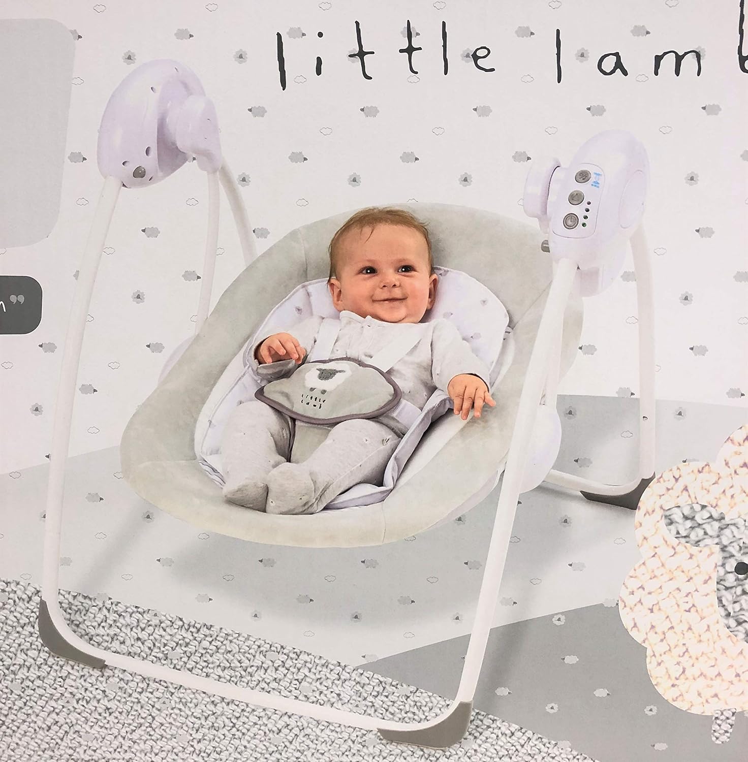 little lamb baby bouncer
