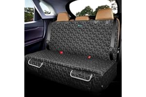 Meginc Dog Car Seat Cover for Back Seat, Waterproof RAV4 Backseat Cover for Dogs in Car Heavy Duty Nonslip Back Seat Cover Protector for Rav4/Honda CR-V/Subaru CrossTrek/Mazda CX5/Hyundai Tuscon