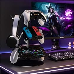 ZYTHRONE Controller&Headset Holder Gaming Rotatable