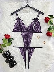 Avidlove Women Lingeries Deep V Teddy Lingerie Sexy