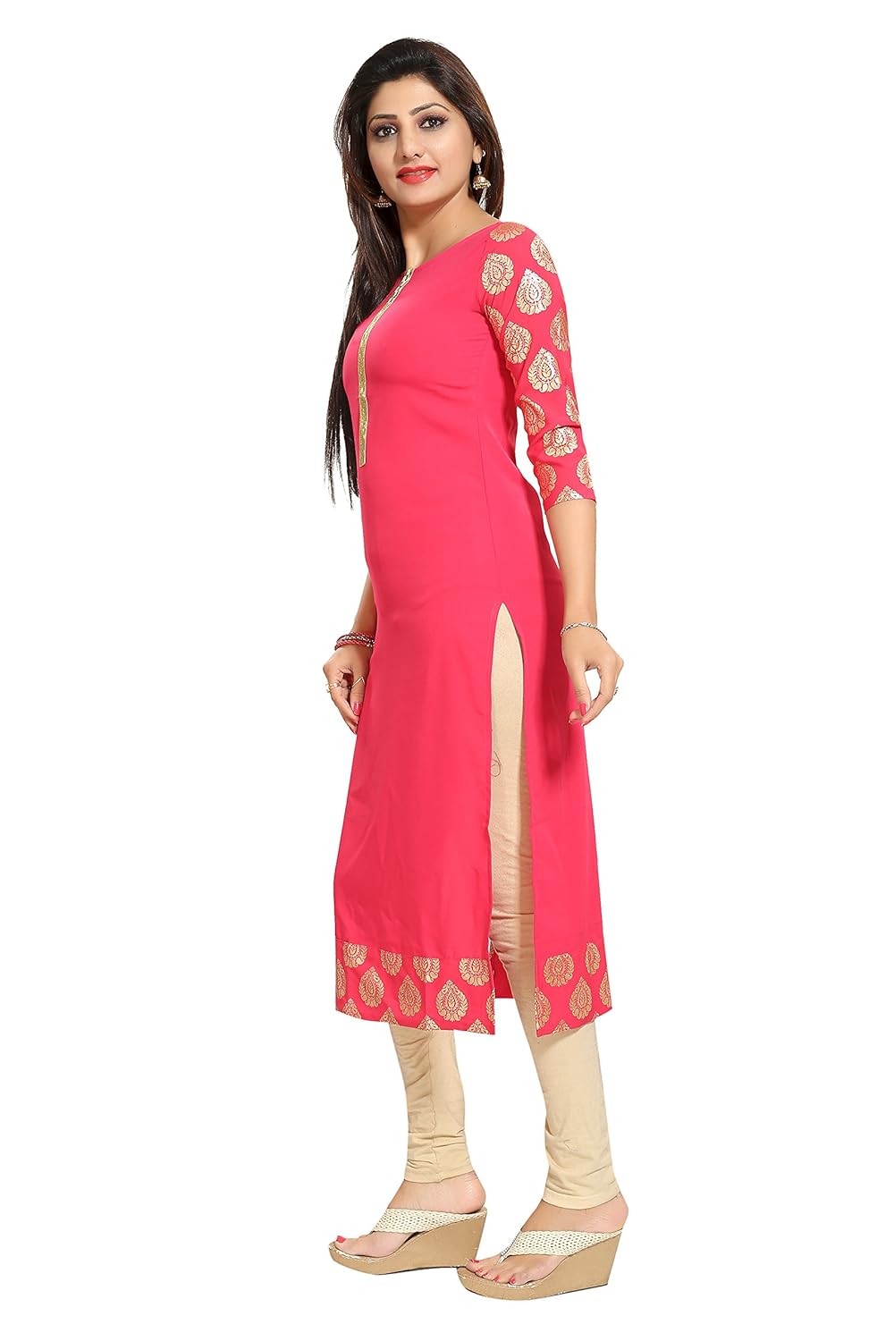 alc creation women's crepe kurta