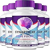 Synaptic XR Supplement Capsules, SynapticXR for Sciatica Pills, Synaptic XR Nerve Health Support Advanced Formula - Maximum Strength, SynapticXR Capsules All Natural Support Reviews (5 Pack)