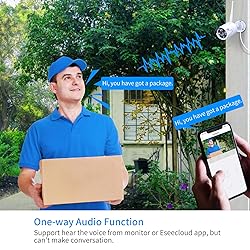 Hiseeu Camera Add on 2 Pack 5MP Outdoor Wireless