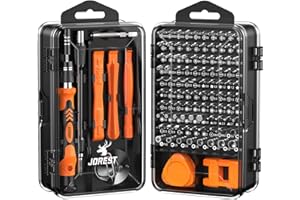 JOREST 117 in 1 Precision Screwdriver Set, Tool Gifts for Men, Mini Repair Tool Kit with Torx Triwing Bits, Repair for Computer, Macbook, Laptop, PC, RC, PS5, iphone, Electronics, XBOX, Glasses