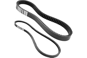 Roykaw Yamaha Clutch Drive Belt & Starter Generator Belt Kits for G2 G8 G9 G11 G14 G16 G22 Drive G29-4 Cycle Gas Golf Cart OEM #JN6-H1173-00 J55-G6241-00