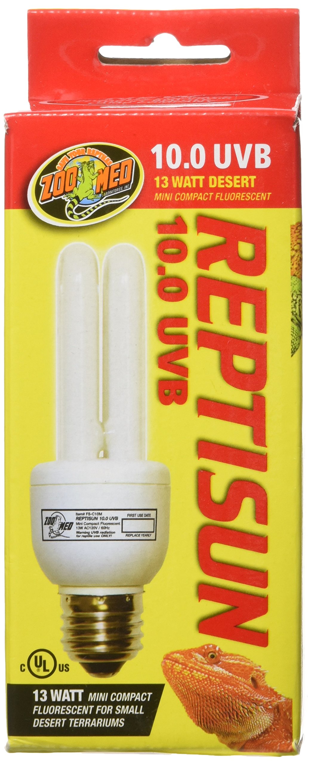Photo 1 of Zoo Med Reptisun 10.0 Uvb Mini Compact Fluorescent 13 Watt