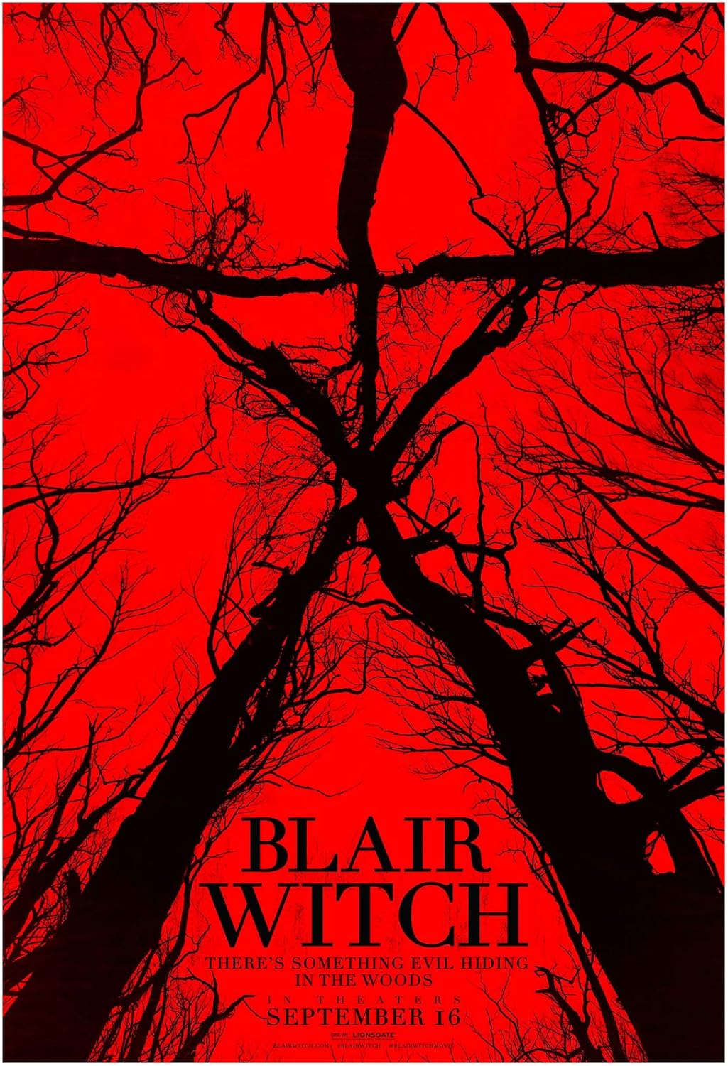 Blair Witch Movie Poster 24 x 36 Inches Full Sized Print Unframed Ready for Display