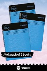 nu Notebooks Craze Cloud Range A5 Blue Wirebound Notebook 110 Pages Multipack view 4