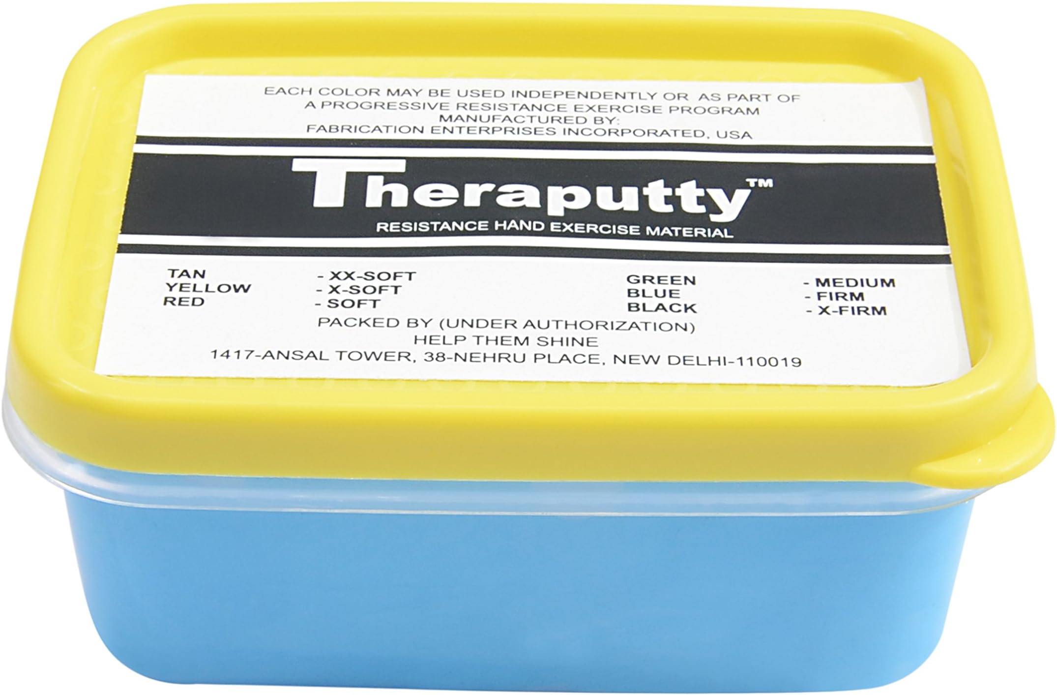 Help Them Shine Cando Theraputty Exercise Material (Blue/Firm, 100 g)