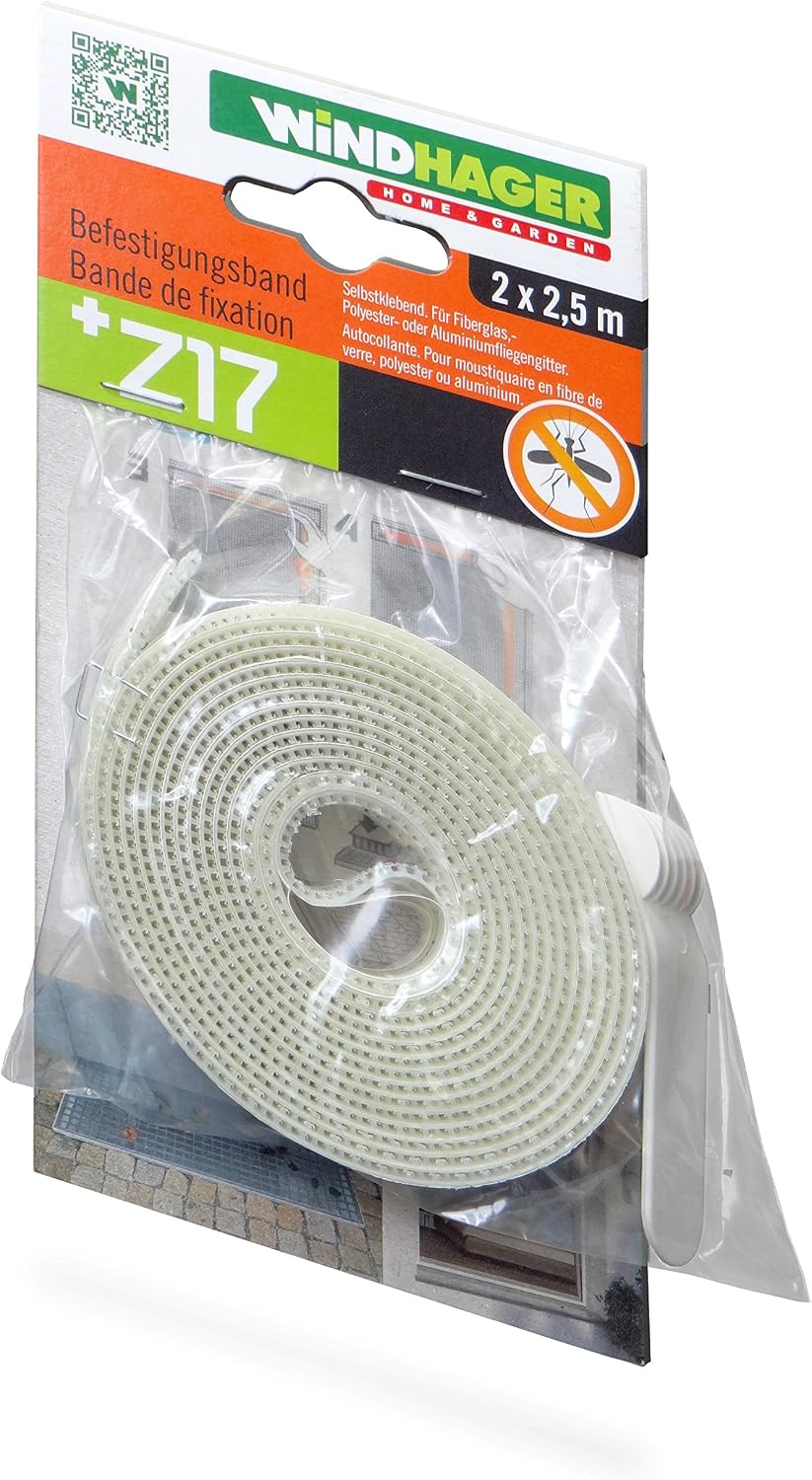 Windhager Fly Screen Mounting Tape, 2 x 2.5 m Transparent, 250 cm - Image 5