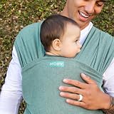 Moby Wrap Element Baby Sling Carrier Newborn to Toddler Hydro view 4
