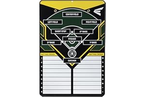 EASTON Coaches Ultimate Magnetic Line Up Board | 2021 | Keep Your Team's Lineup Like The Pro's | Includes Pen and Hanging Fen
