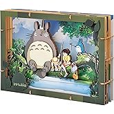 Japanese Decor Sakura Paper Theater Studio Ghibli Wood Style Premium Craft