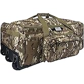 WOLT 120L Rolling Duffle Bag with Wheels, Large Deployment Military Bag, Wheeled Heavy Duty Luggage for Travel, Camping