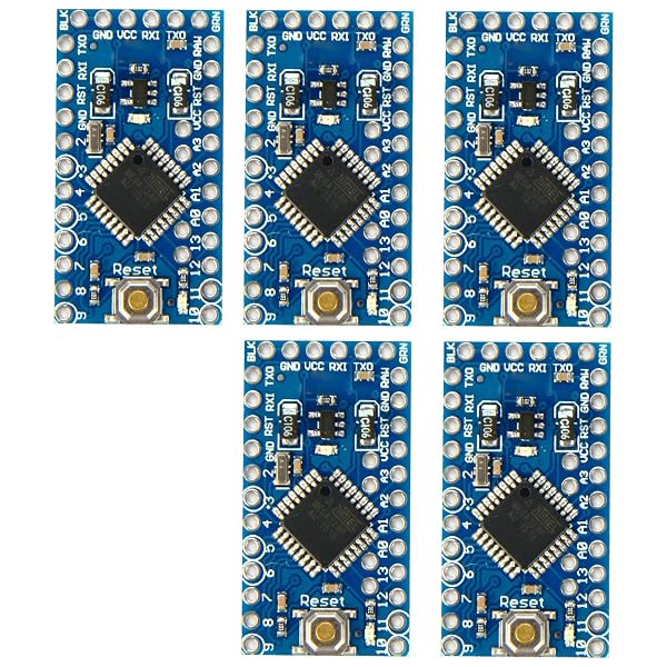 Fasizi 3pcs Pro Mini Upgrade 16MHz 5V For Arduino PRO Module
