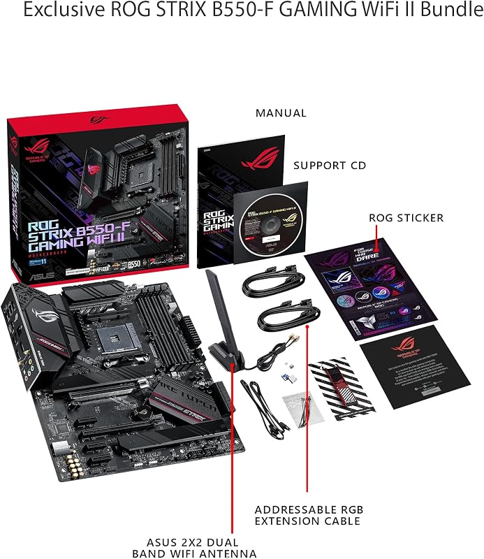 ROG Strix B550-F Gaming WI-FI II Mainboard Sockel AMD AM4