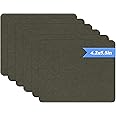 Azobur Sofa Fabric Repair Patch, 6 Piece Microfiber Patches, Self Adhesive Fabric Sofa Patch Repair Fabric, Luxurious Look, Quick Fix Sofa.（Olive Green）