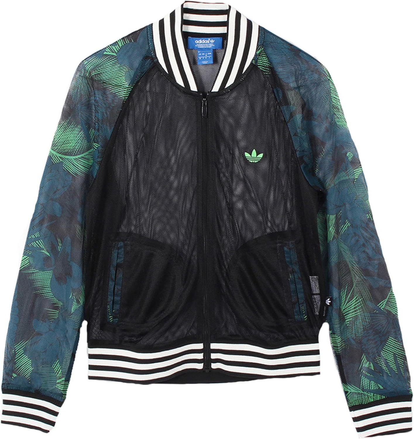 adidas black mesh jacket