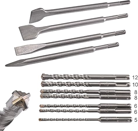 Sp Tools Jeu De 11 Forets Sds Plus Jeu De Forets Avec 4 Meches En