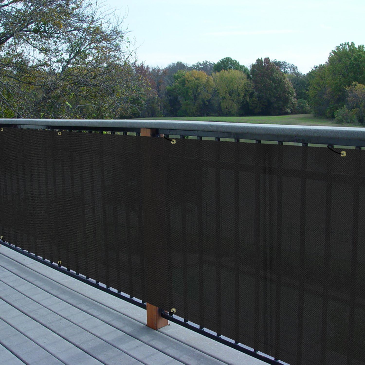 E&K Sunrise 3‘ x 50' Privacy Fence Screen Mesh for Balcony