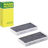 MANN-FILTER CUK 23 005-2 Cabin Air Filter - Pollen Filter with Activated Carbon