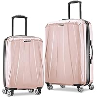 Samsonite Centric 2 Hardside Expandable Luggage with Spinner Wheels, Blossom Pink, 2-Piece Set (20/24)