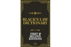 Black's Law Dictionary Kindle Edition - First (1st) and Second (2nd) Editions - 1891 & 1910 - Complete eBooks With Quick Look