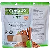 Certified Organic 152g/5.42oz Pure Ceylon/True Cinnamon Powder