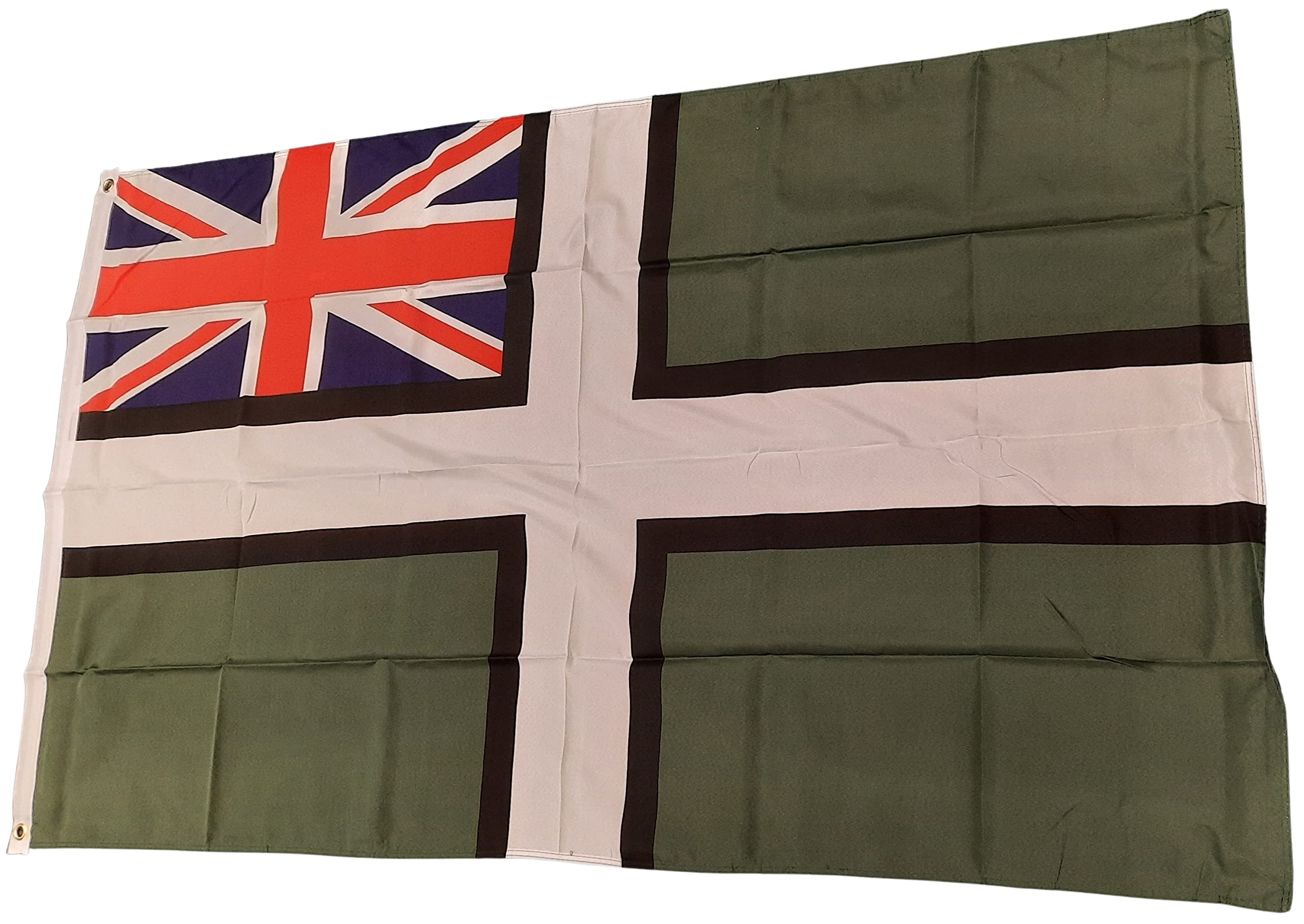 NWFlags Devon Ensign Flag 5ft x 3ft 75d Premium Polyester Suitable For Flagpoles | Strong Polyester 5x3 foot material St Petroc's Cross flag with Eyelets
