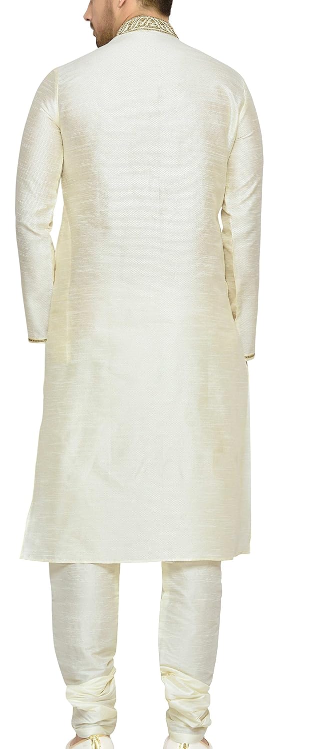 indian poshakh men's silk sherwani