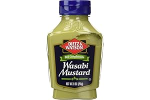 Dietz & Watson, Deli Compliments, Wasabi Mustard, 9oz Bottle (Pack of 2)