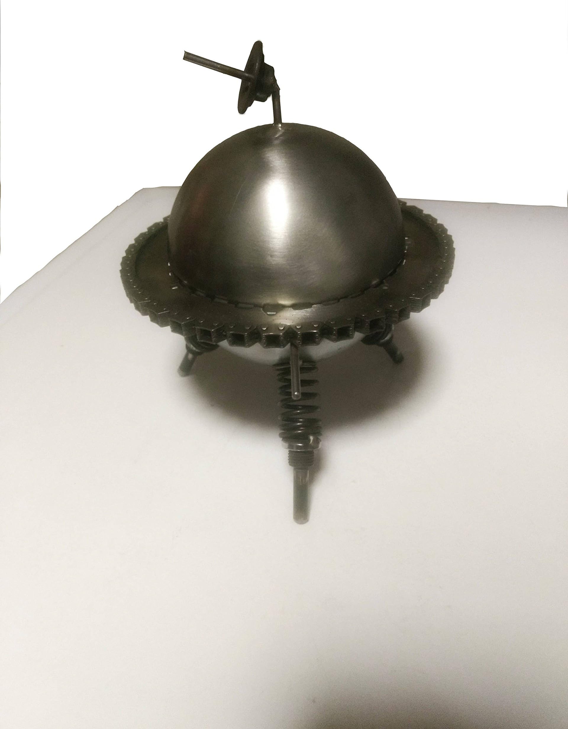 Steel Handmade UFO - UFO Sculpture , Steel Sculpture, Metal Art, Metal Sculpture, Steel Art, Steampunk
