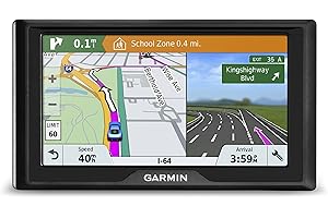 Garmin Drive 61 USA+CAN LM GPS Navigator System with Lifetime Maps, Spoken Turn-By-Turn Directions, Direct Access, Driver Ale