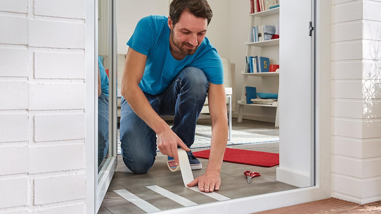 tesa Flooring Tape Removable Without Residue, Fabric-Reinforced - Image 5
