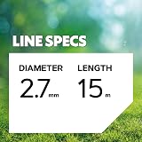 Oregon Star Shaped 2.7mm Strimmer Line 15m Aluminium Particles view 2