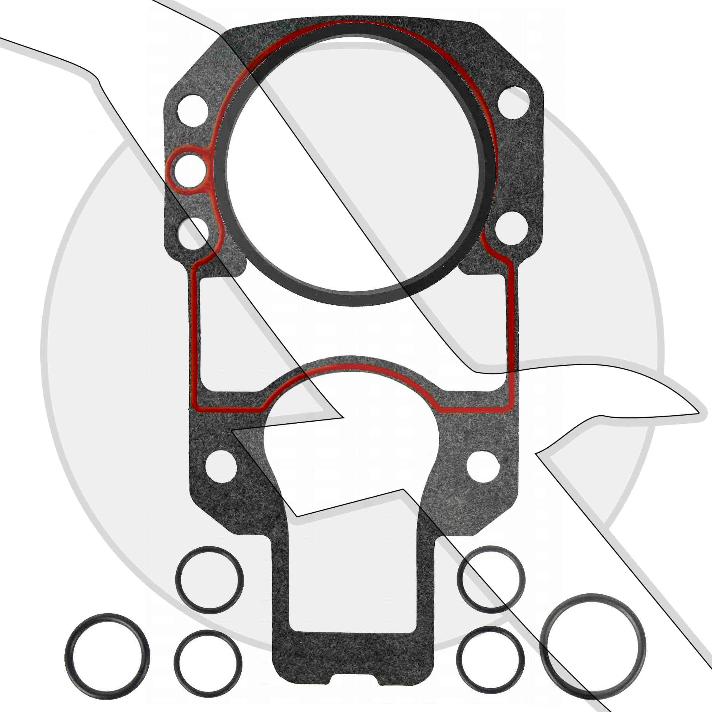 Sterndrive Outdrive Mounting Gasket Set Kit for Mercruiser Alpha One Drive replaces 27-94996Q2