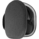 Geekria Shield Headphones Case Compatible with Sony WH-1000XM5/WH-1000XM4/CH710/CH520, Replacement Hard Shell Travel Carrying Bag with Cable Storage (Dark Grey)