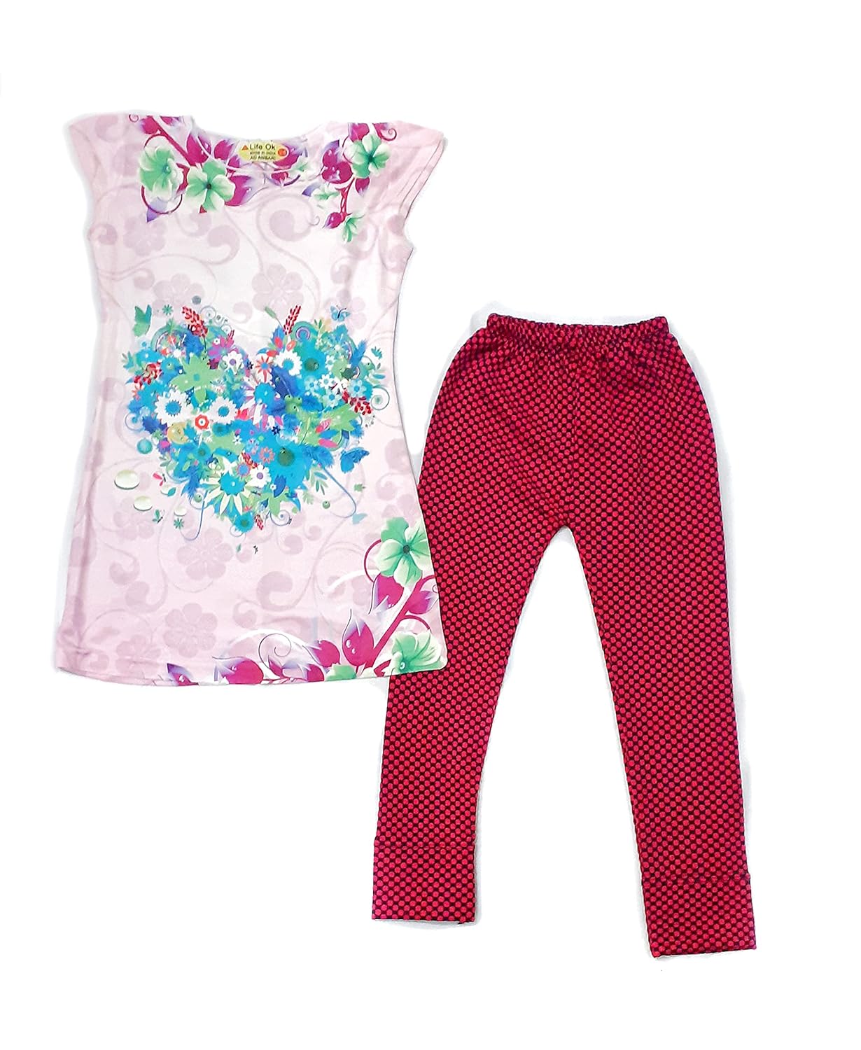 Buy Girls Clothing Set for 3 to 4 Year Old. Pink at Amazon.in