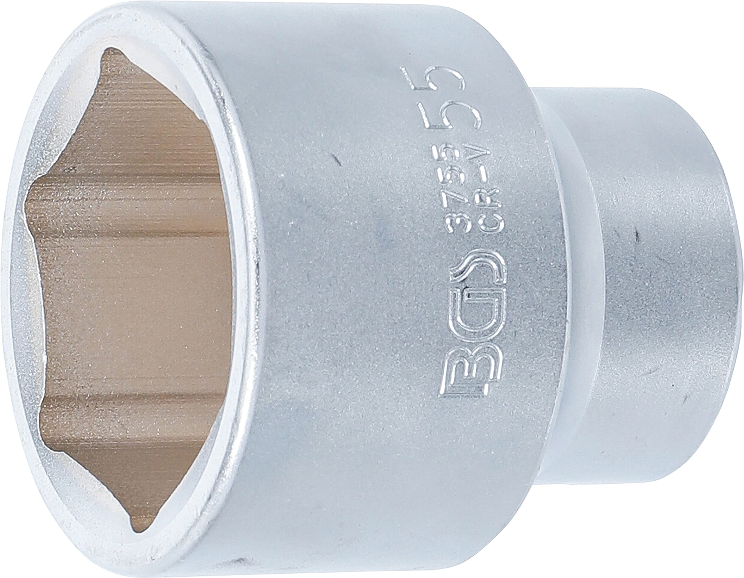 BGS 3755 | Socket, Hexagon | 25 mm (1") Drive | 55 mm