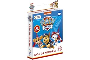 Pais & Filhos | Jogo da Memória Patrulha Canina com 52 Cartas | Brinquedo Educativo +3 Anos | Desenvolve Memória e Concentração