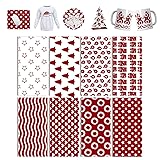 Christmas Heat Transfer Paper 4.5"x12" 8 Sheets Red