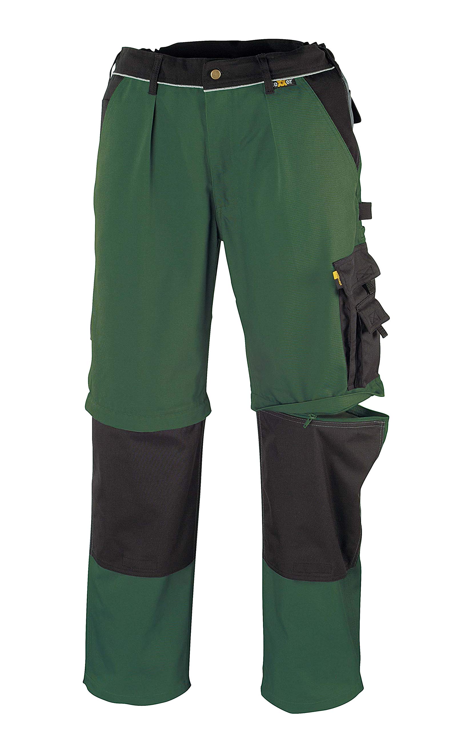 teXXor 8355-25 2-in-1 "Tobago" Work Trouser, Green/Black, Size 25