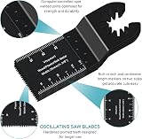 Vtopmart 100 Pcs Oscillating Multitool Blades Universal Quick Release Wood Metal view 3