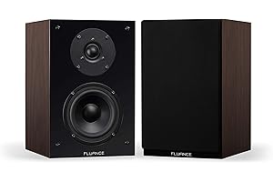 Fluance Elite High Definition 2-Way Bookshelf Surround Sound Speakers for 2-Channel Stereo Listening or Home Theater System -