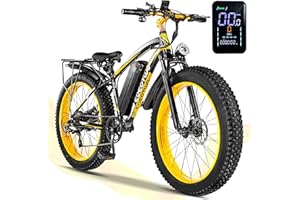 EOEOTWO Electric Bike for Adults,1500W Peak Motor E Bikes, 26" Fat Tire Electric Bicycle, 30/33 MPH 60/70 Miles Electric Mountain Bike, Removable Battery, Dual Brake, 7 Speed
