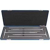 Accusize Industrial Tools 5/16'' - 6", 6ps/Set 12” Long Reach Telescoping Gage, 3602-5012