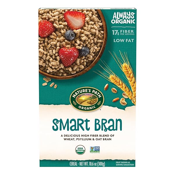 NATURE’S PATH ORGANIC SMART BRAN CEREAL, 10.6 OZ...