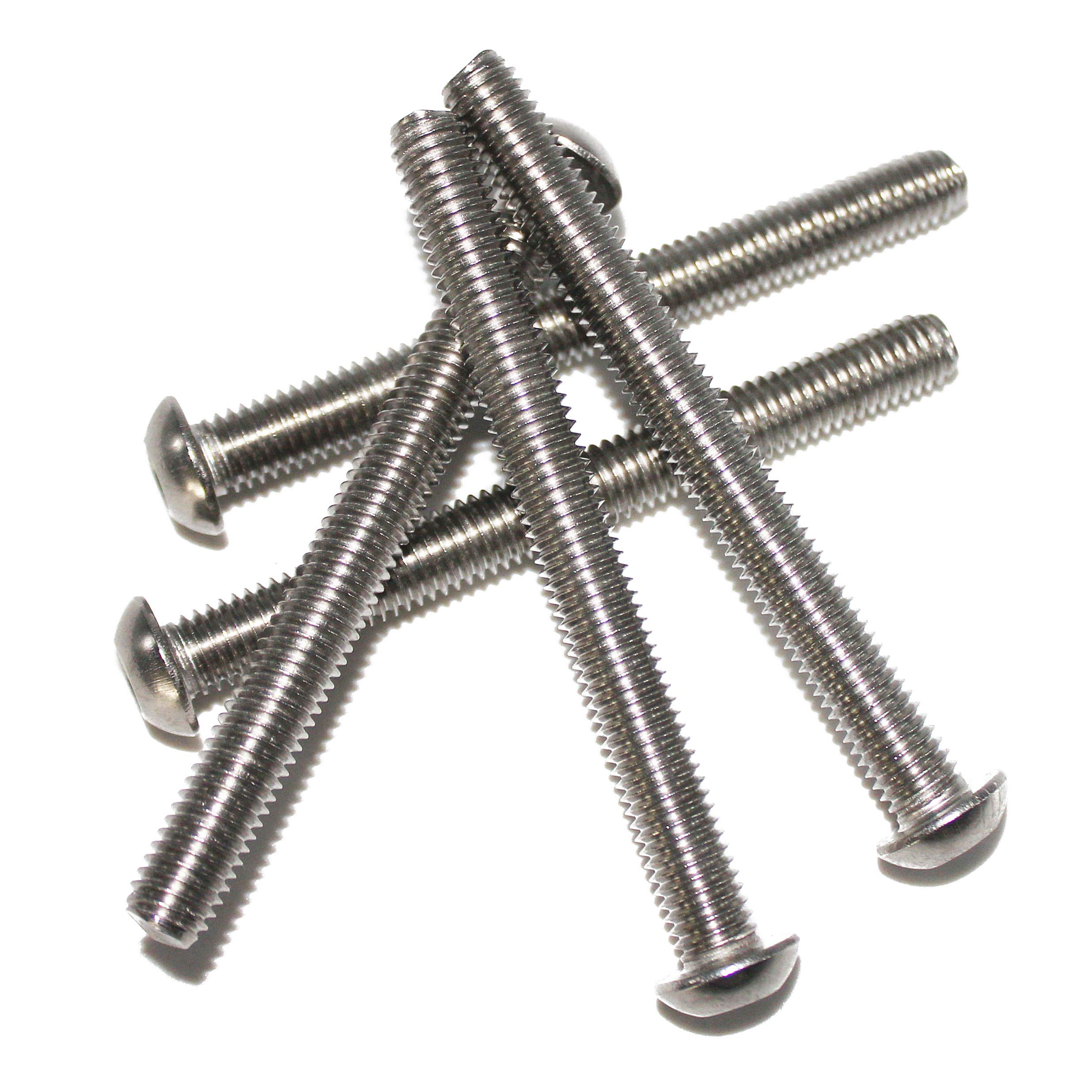 M8 ISO 7380 Round-Head Hex Screws with I-Hex Drive, A2 — image 1