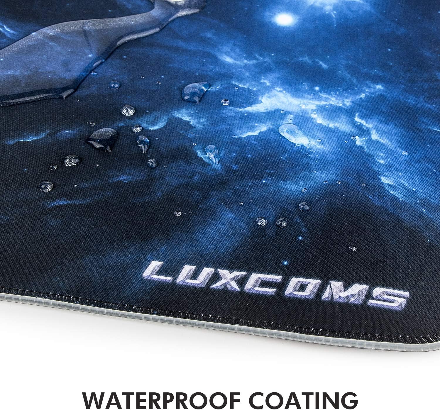 LUXCOMS RGB Soft Gaming Mouse Pad Large, Oversized Glowing Led Extended Mousepad, Non-Slip Rubber Base Computer keyboard Pad Mat, 31.5X 11.8in : Office Products
