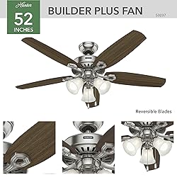 Hunter Fan Company Hunter Indoor Ceiling Fan, with